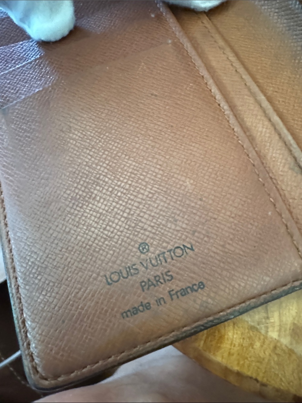 Louis Vuitton French purse, compact, wallet, kiss, lock, monogram, canvas, brown - Picture 15 of 16
